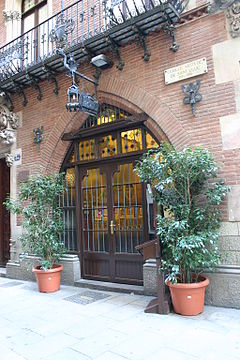 Puig.i.Cadafalch.Casa.Martí.4Gats.Barcelona.Entrada.JPG