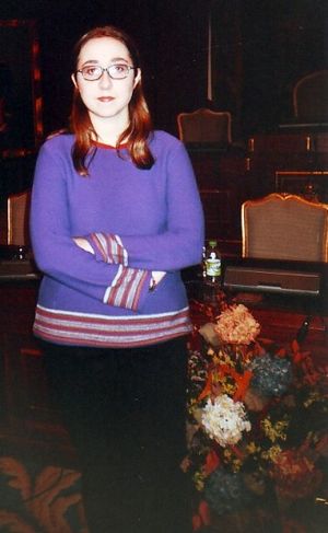Elena Medel, ganadora del primer Premio de Narrativa Juvenil del Ateneo de Cordoba. 2000.jpg