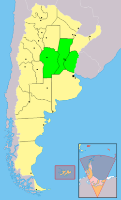 Situación de Provincia de Córdoba (Argentina)